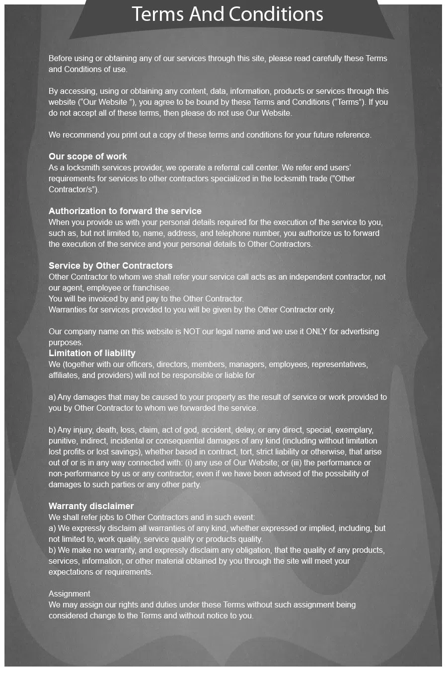 Colorado Springs Door And Lock, Colorado Springs, CO 719-244-9910 - terms-and-condition-n-16